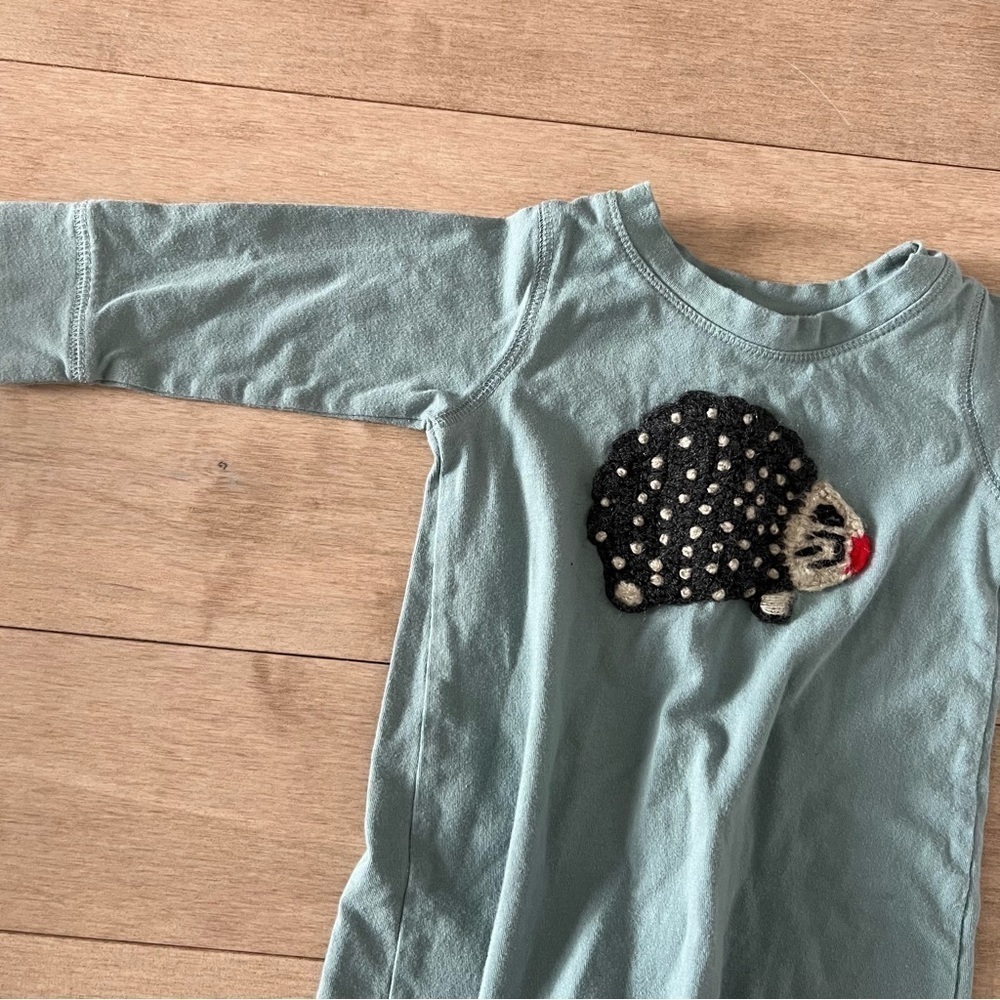 Red Egg and Ginger Infant Baby Hedgehog Pajama One Piece